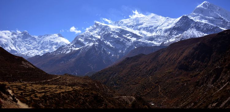 Annapurna Himalaya Range View From Yak kharka 