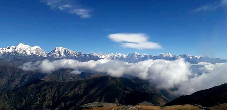 Everest Himalaya Range view form Pikey Peak (4065 m).