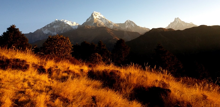 Annapurna Himalayan Range from Poon Hill (3210 m).