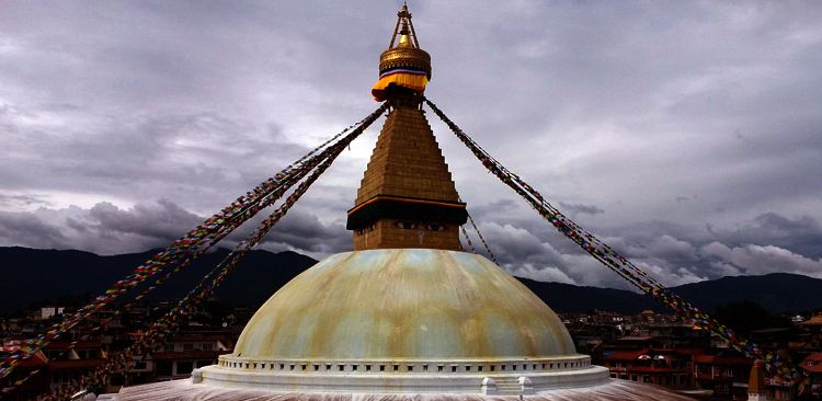 Bauddhanath the biggest Buddhist stupa in the world. 