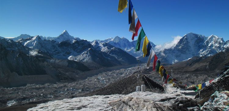 View From Kalopathar (5550m).