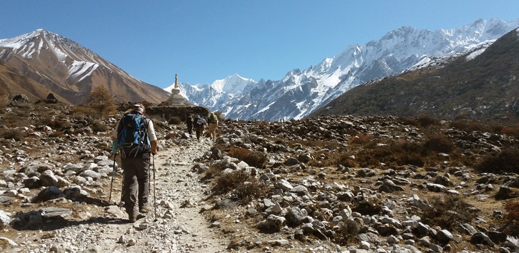 Final destination of Langtang valley trek.