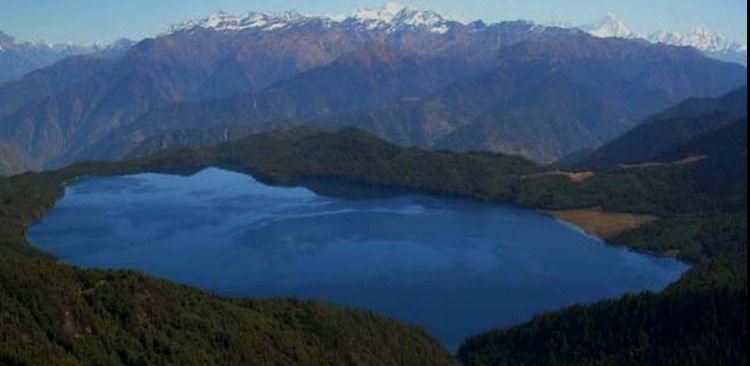 Rara Lake, the largest lake of Nepal. 