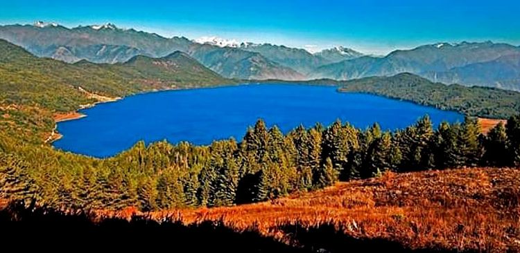 Rara Lake, the largest lake of Nepal. 