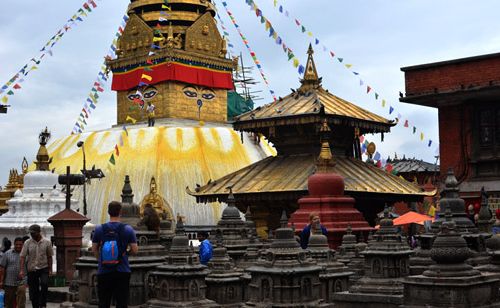 Swyambhunath is the holiest Buddhist Chaityas in Nepal.