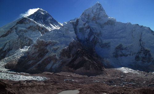 Mt. Everest view from Kalopatthar (5555 m).