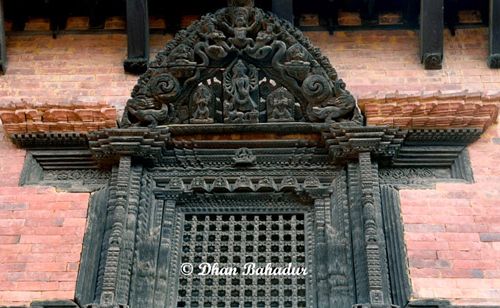 Wood carving in Kathmandu Valley