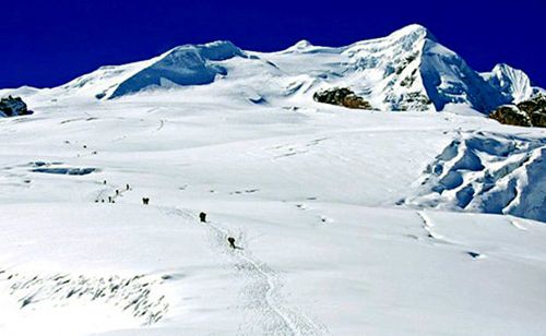 Mera peak north (6476 m).