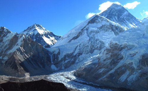 Mt. Everest (8848 m) view from Kalopatthar