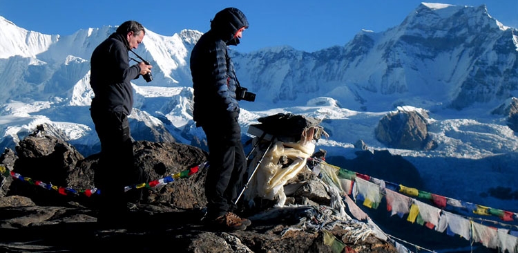 Vallée De Gokyo Trek en 2014.