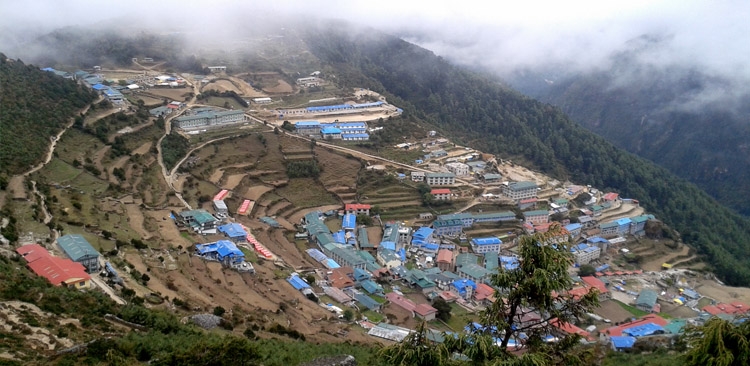 Dans la Région de l'Everest