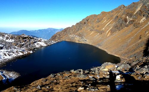 Lac sacré du Gosainkunda  